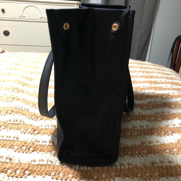 Tory Burch Black Ella Nylon Tote Purse - Picture 10 of 15